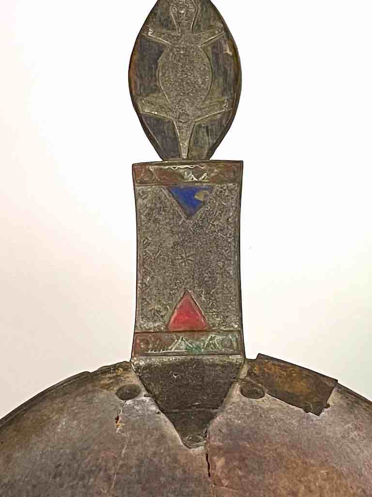 Traditional Vintage Wood & Metal Ceremonial Tuareg Ladle