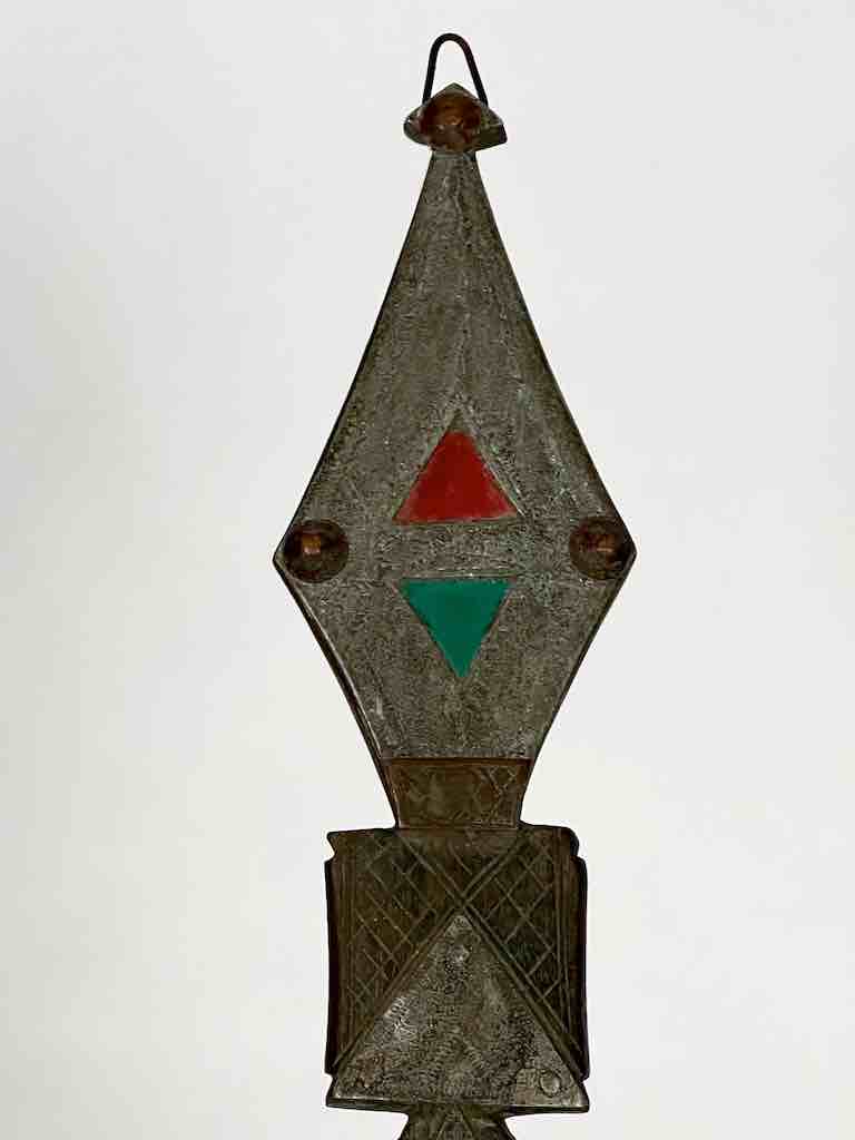 Traditional Vintage Wood & Metal Ceremonial Tuareg Ladle