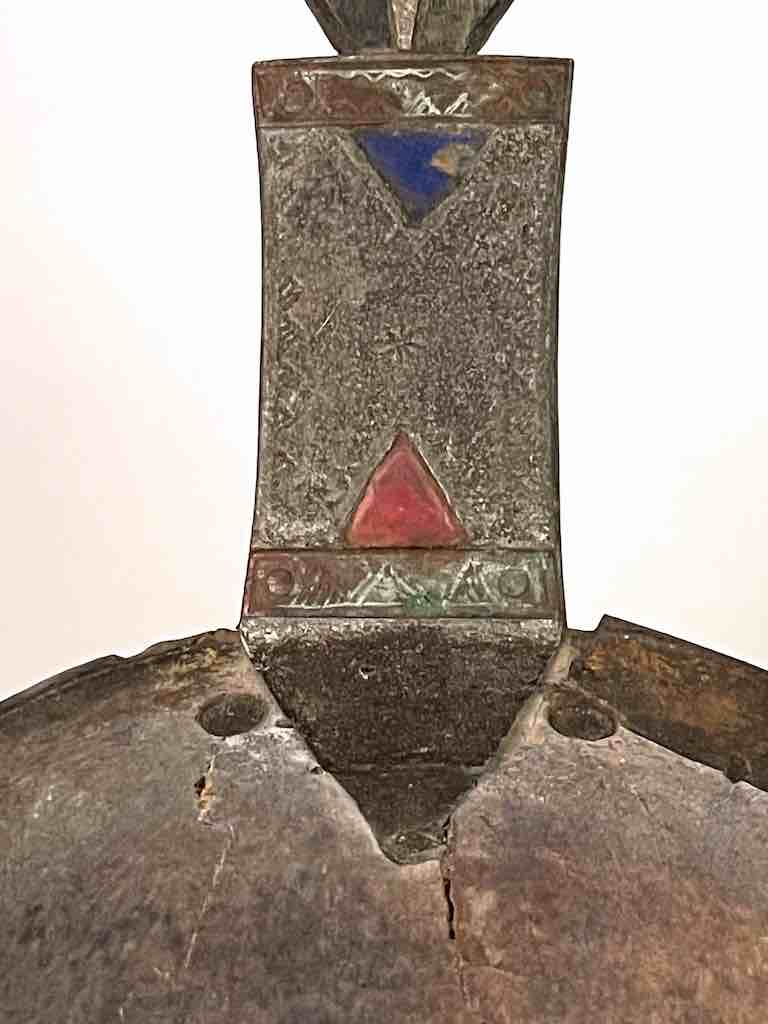 Traditional Vintage Wood & Metal Ceremonial Tuareg Ladle