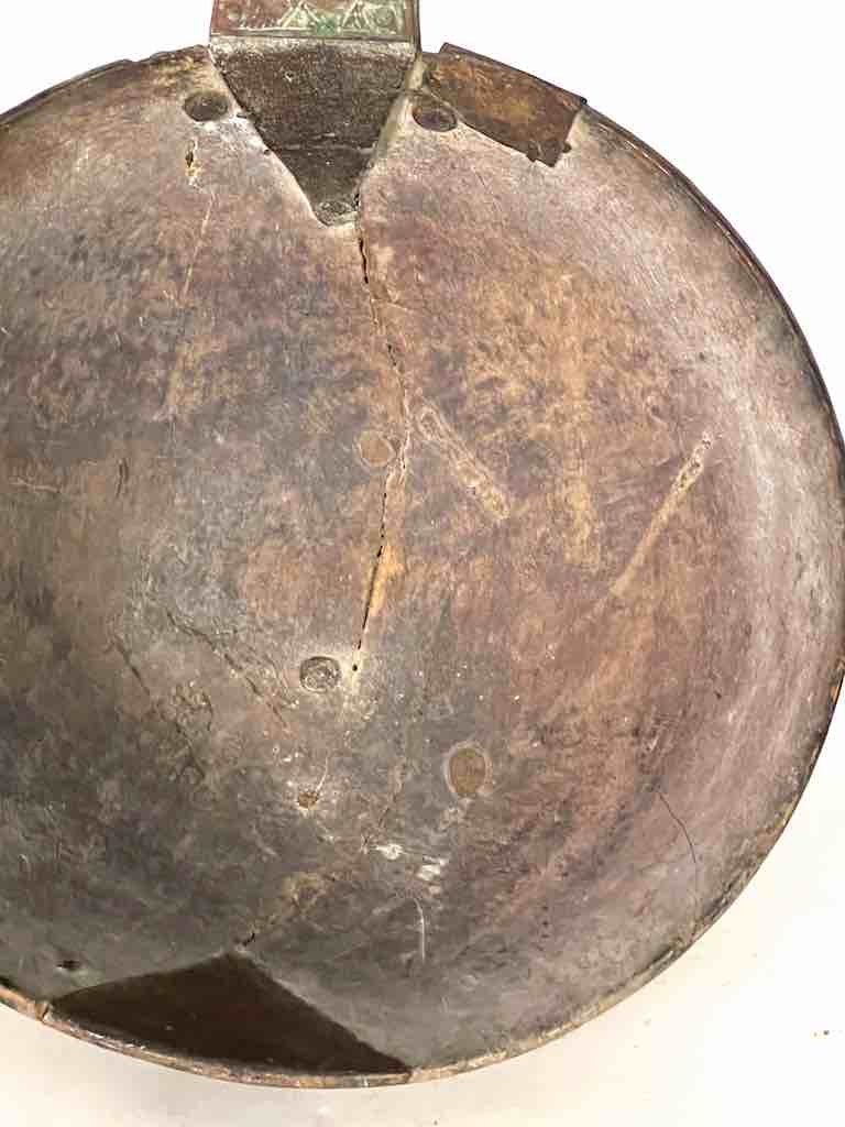 Traditional Vintage Wood & Metal Ceremonial Tuareg Ladle