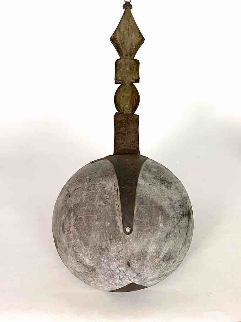 Traditional Vintage Wood & Metal Ceremonial Tuareg Ladle