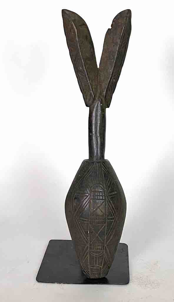 Traditional Vintage Wooden Ceremonial Baule Spoon