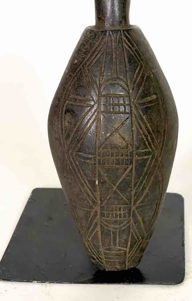 Traditional Vintage Wooden Ceremonial Baule Spoon
