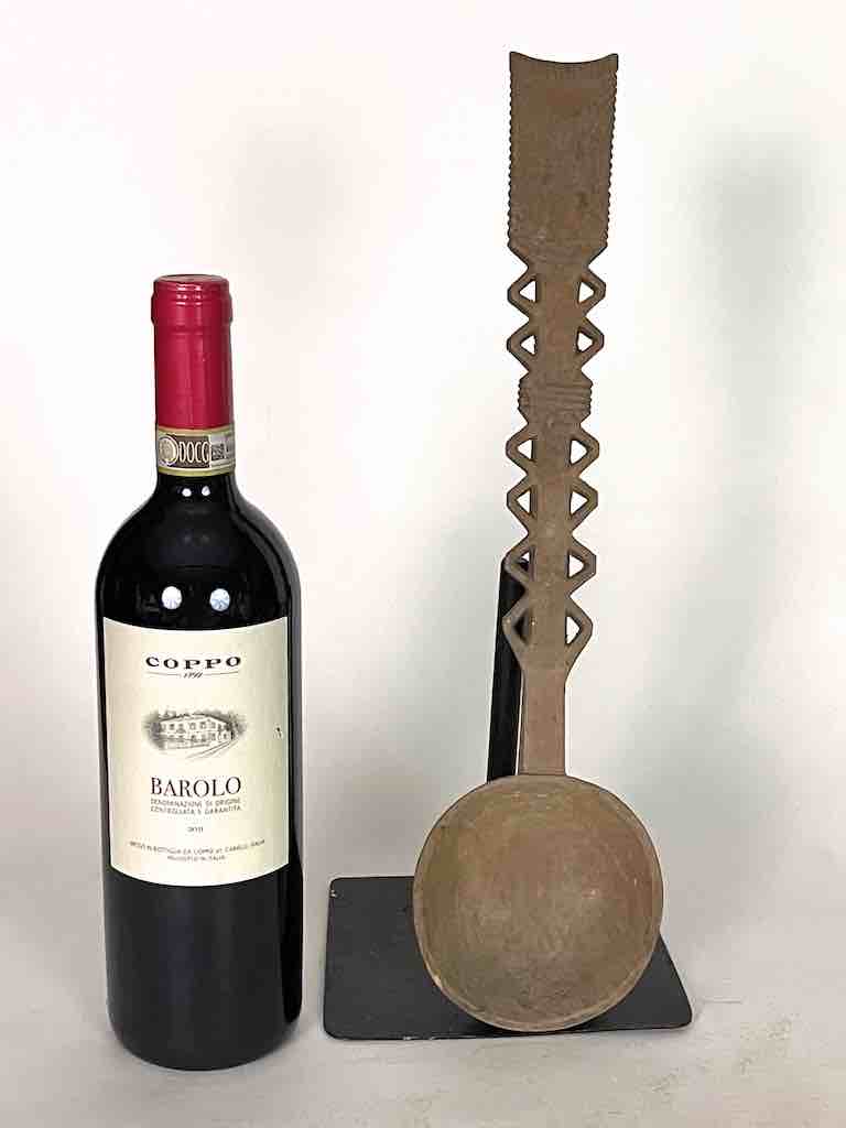 Traditional Vintage Wooden Ceremonial Baule Spoon