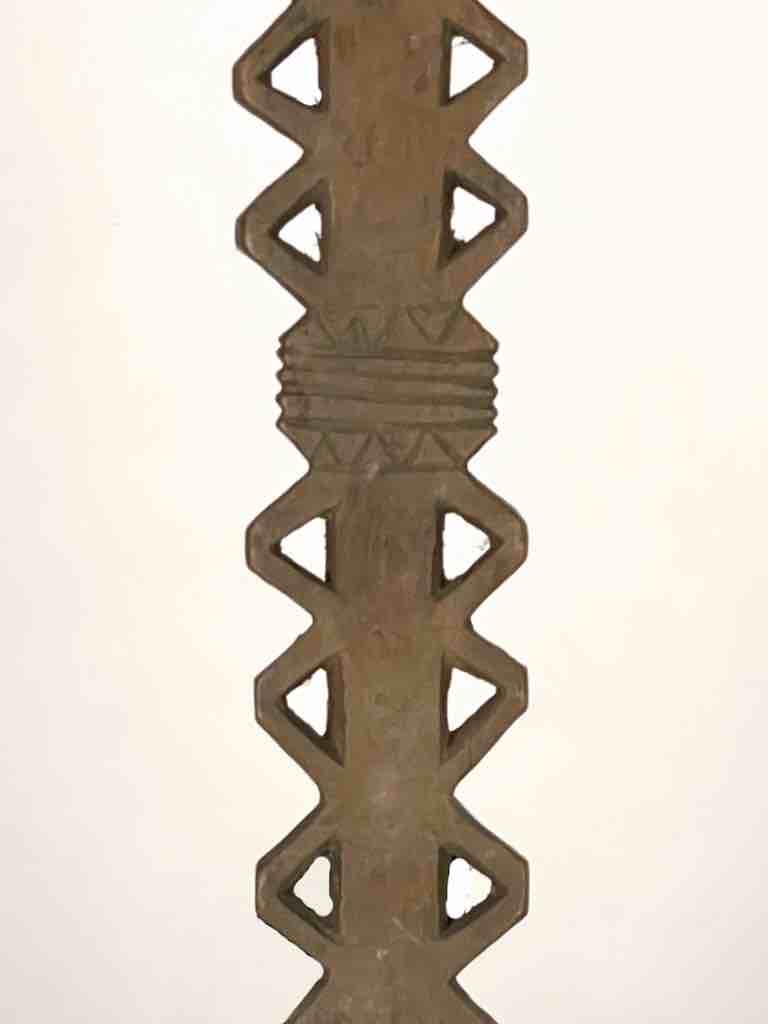 Traditional Vintage Wooden Ceremonial Baule Spoon