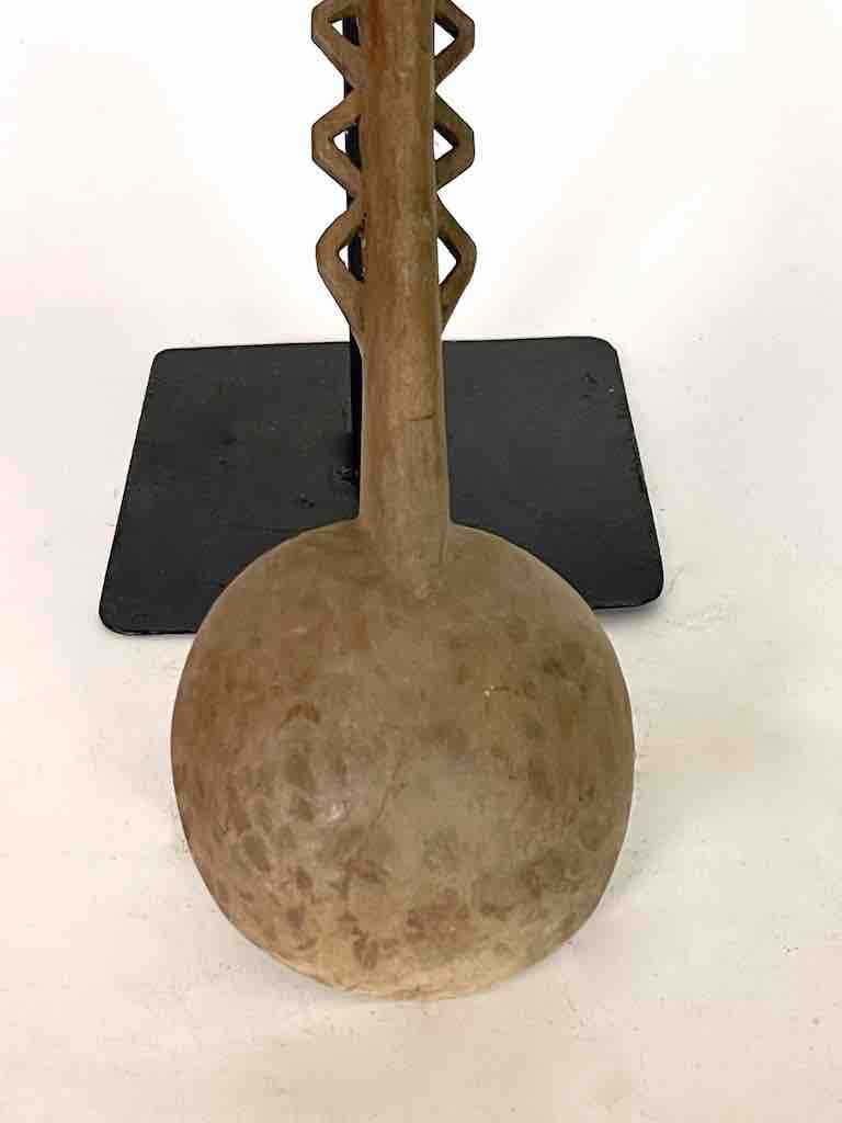 Traditional Vintage Wooden Ceremonial Baule Spoon