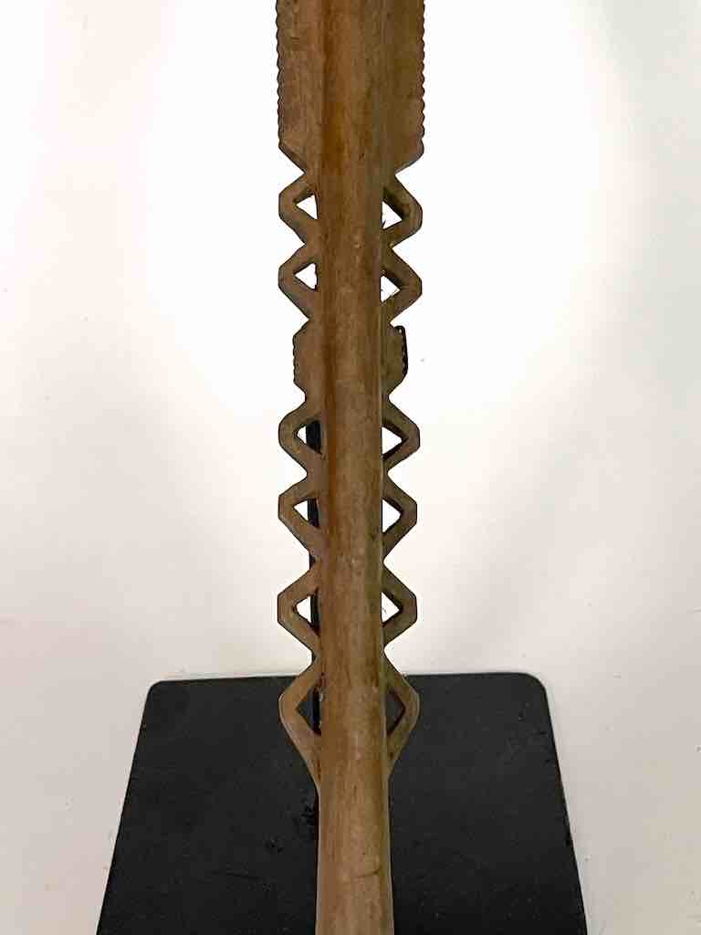 Traditional Vintage Wooden Ceremonial Baule Spoon