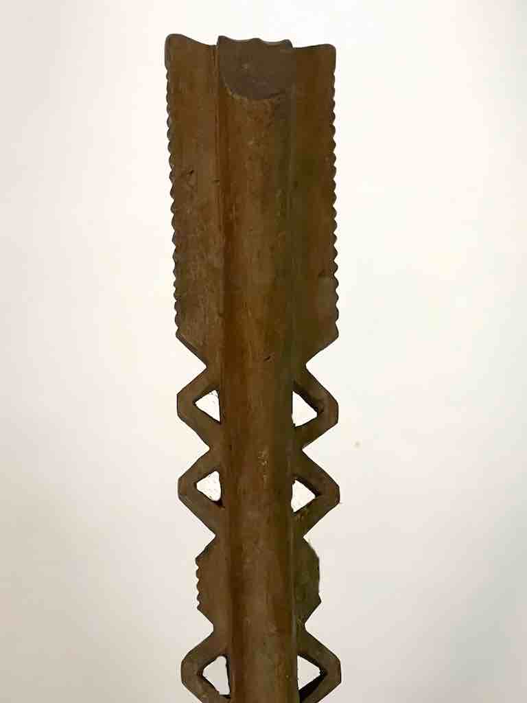 Traditional Vintage Wooden Ceremonial Baule Spoon