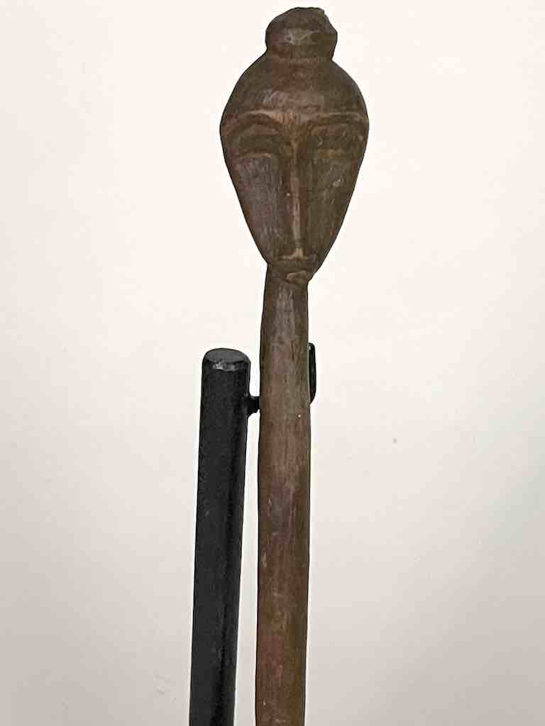 Traditional Vintage Wooden Ceremonial Dan Tribal Mask Spoon