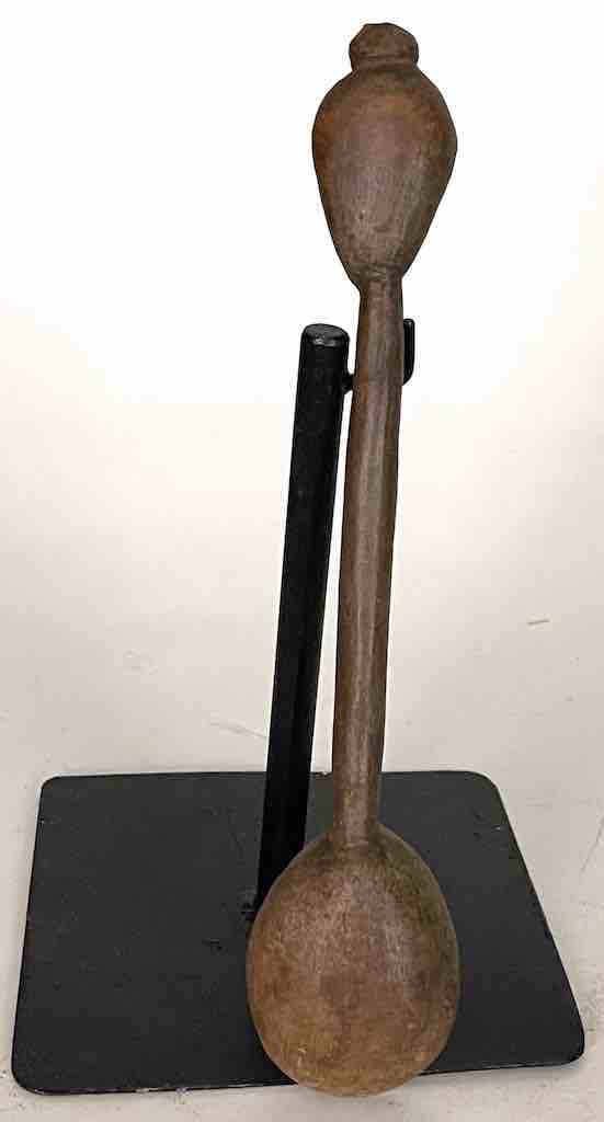 Traditional Vintage Wooden Ceremonial Dan Tribal Mask Spoon
