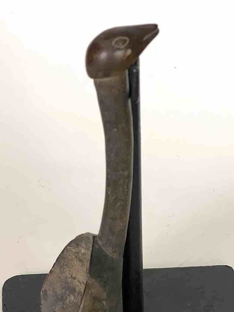 Traditional Vintage Wooden Ceremonial Bird Head Baule Spoon