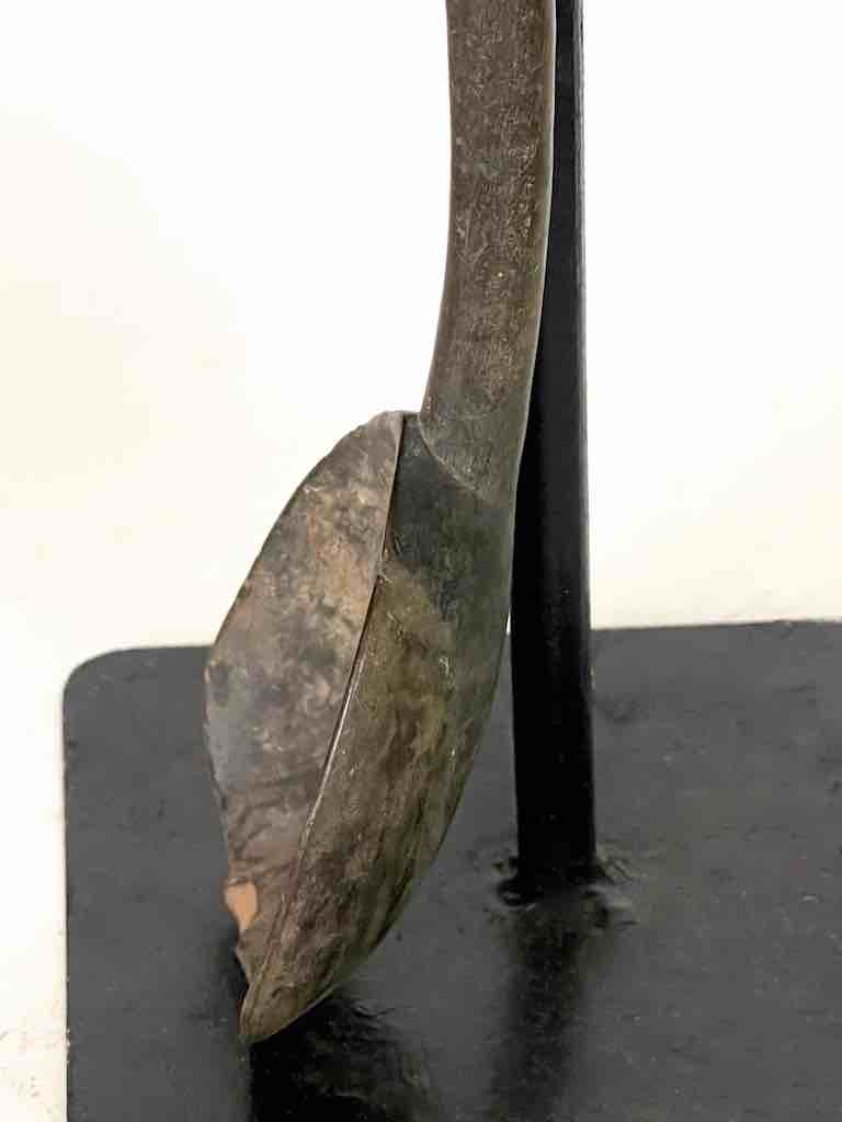 Traditional Vintage Wooden Ceremonial Bird Head Baule Spoon