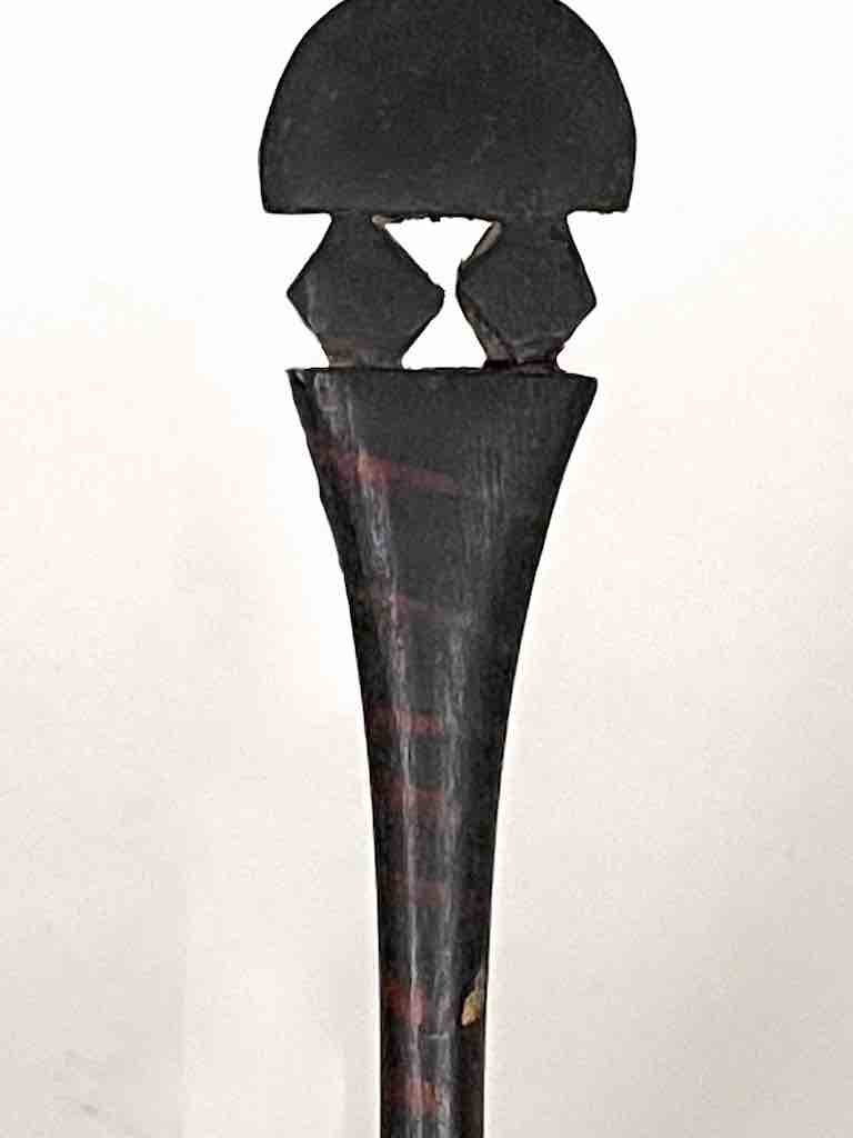 Traditional Vintage Wooden Ceremonial Baule Spoon