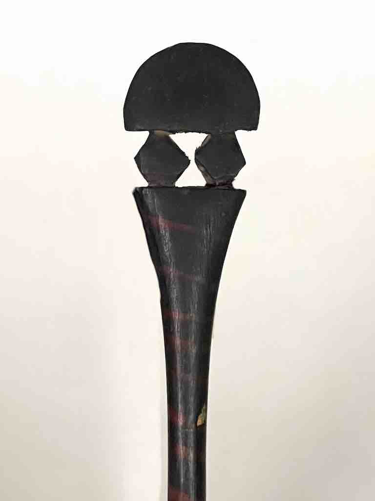 Traditional Vintage Wooden Ceremonial Baule Spoon