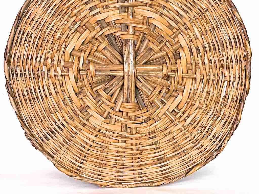XL Woven Palm Frond Basket Tray/Disk