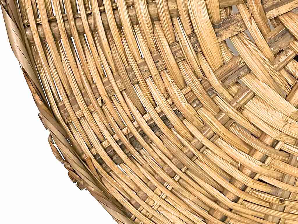 XL Woven Palm Frond Basket Tray/Disk