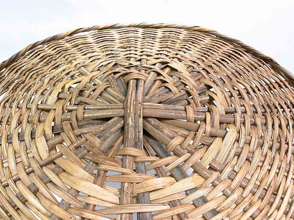 XL Woven Palm Frond Basket Tray/Disk