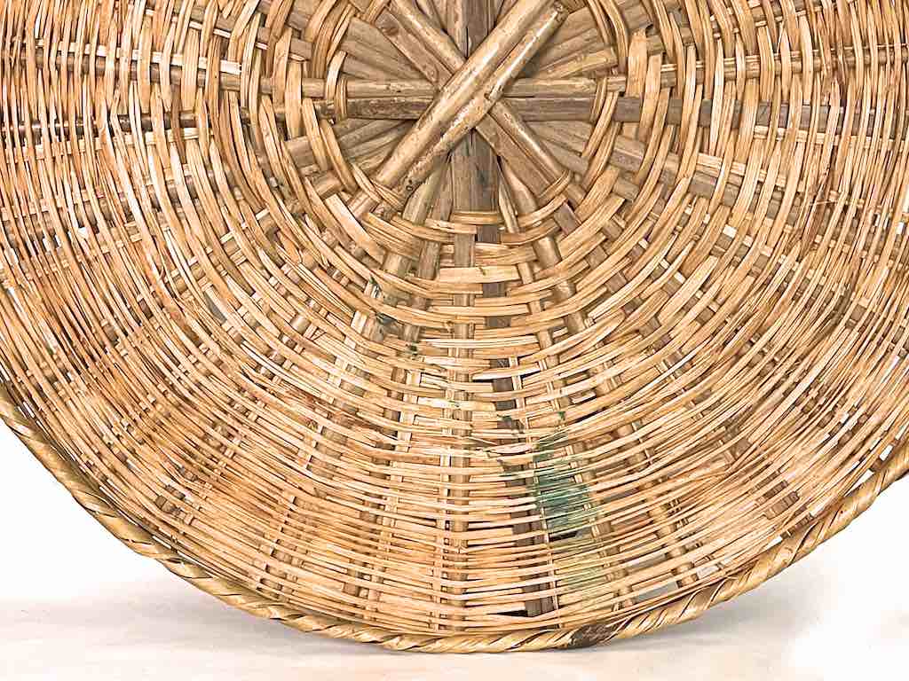 XXL Woven Palm Frond Basket Tray/Disk