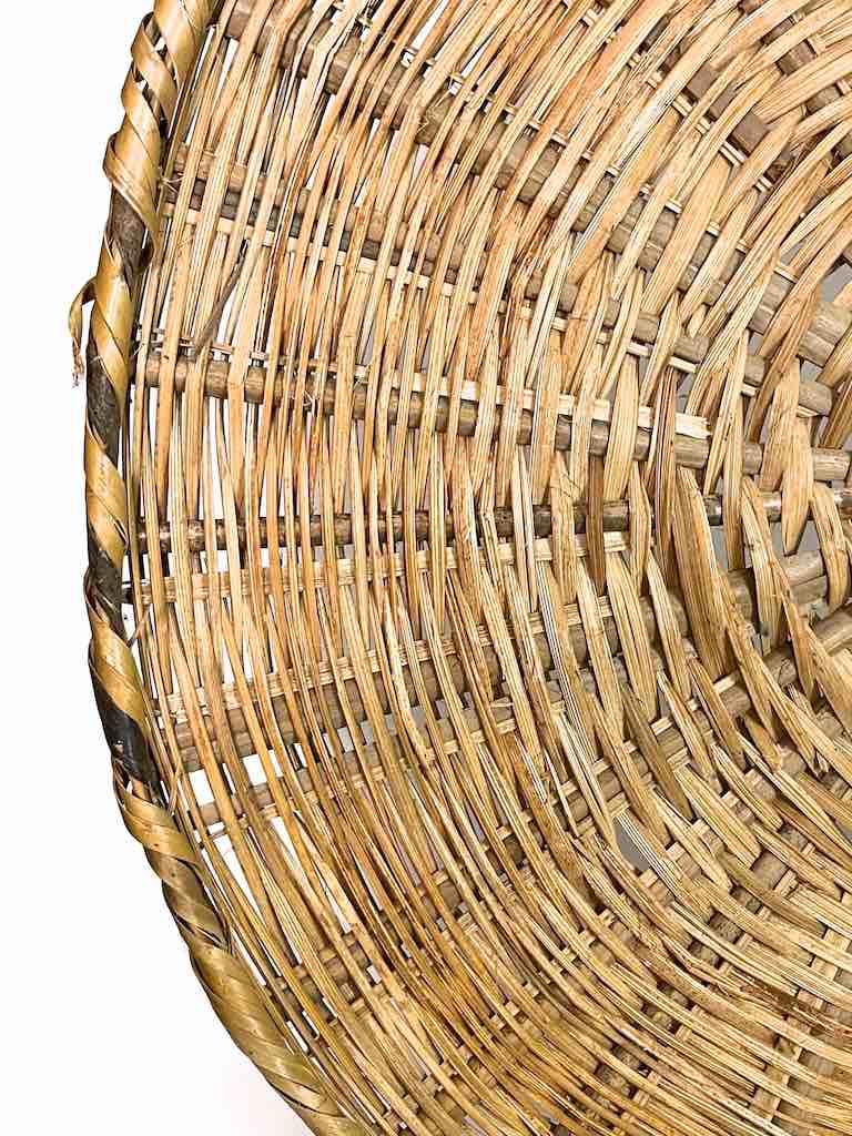 XXL Woven Palm Frond Basket Tray/Disk