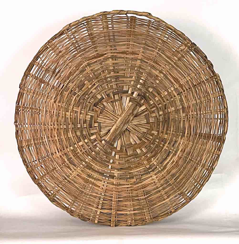 XXL Woven Palm Frond Basket Tray/Disk