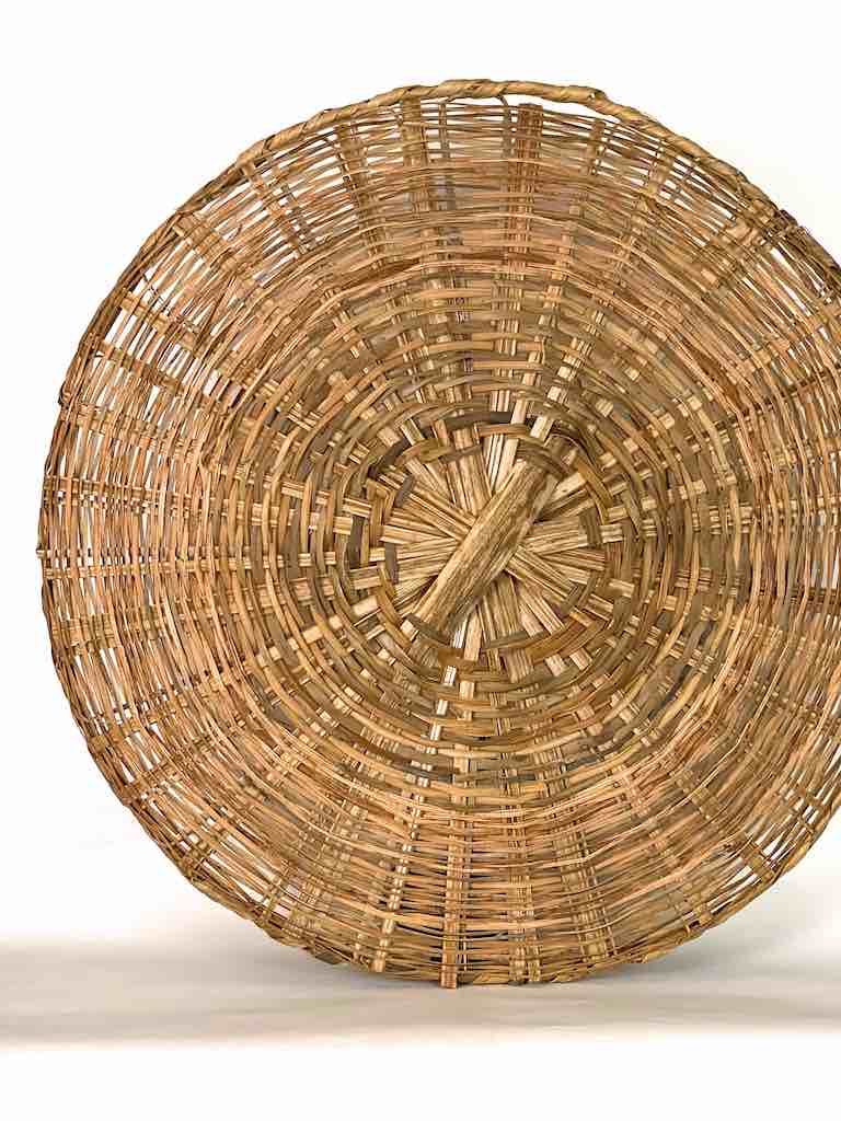 XXL Woven Palm Frond Basket Tray/Disk