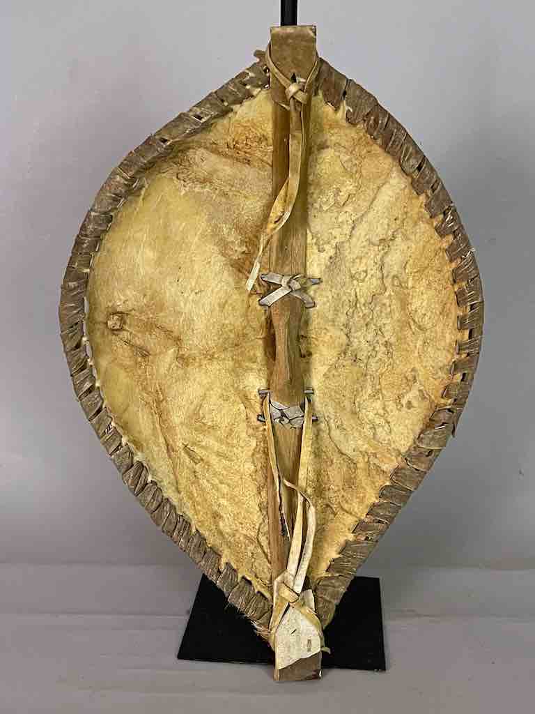 Maasai Shield Distressed, on Stand - Kenya