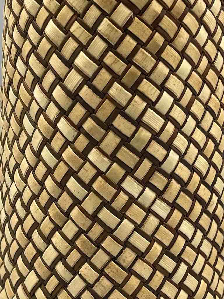 Table Runner Handwoven from Pandan Straw - Brown/Natural