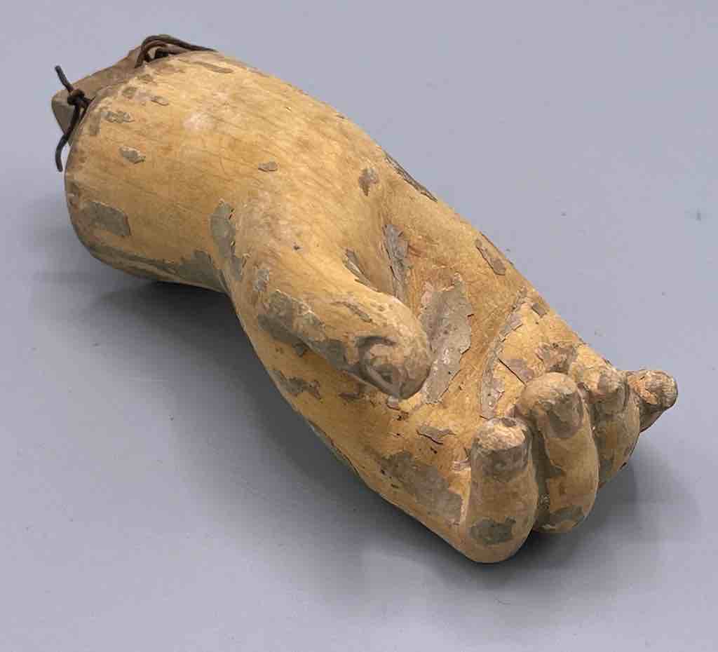 Antique Vietnamese Saint Figure Hand - 4 1/4"
