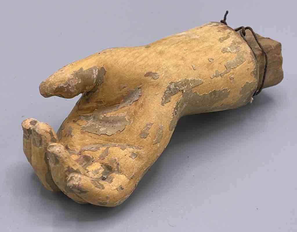 Antique Vietnamese Saint Figure Hand - 4 1/4"
