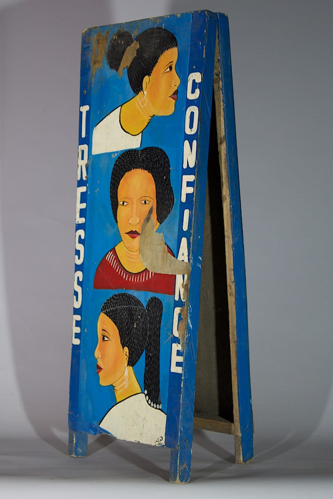 3 African Women Portraits: Vertical Beauty Salon Sandwich Sign