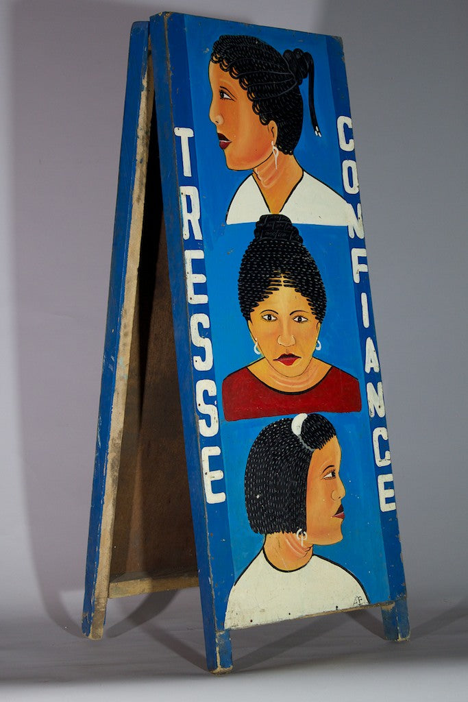 3 African Women Portraits: Vertical Beauty Salon Sandwich Sign