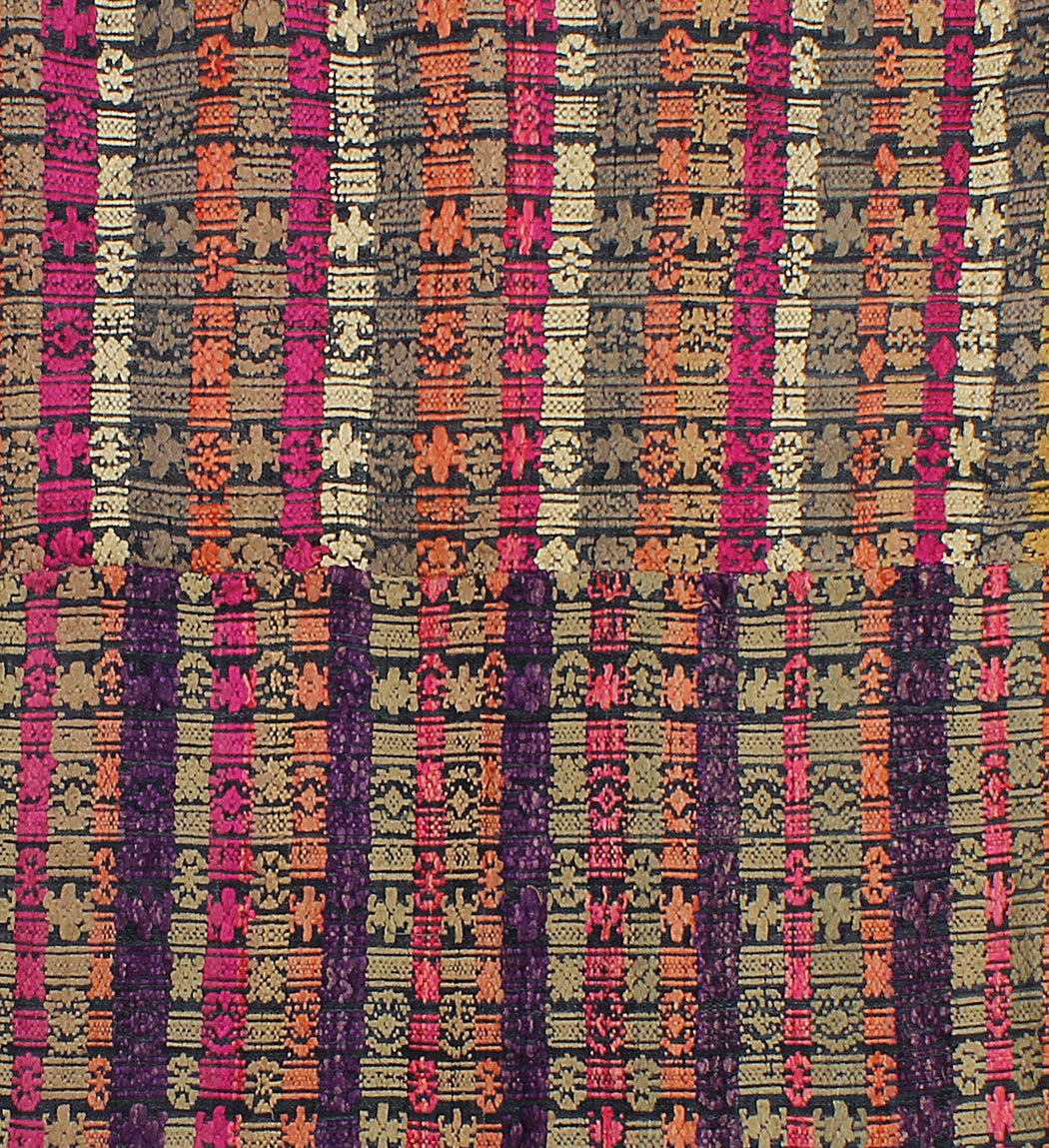 Vintage Tay Silk Internal Panels from Vietnam | 51" x 28" - Niger Bend