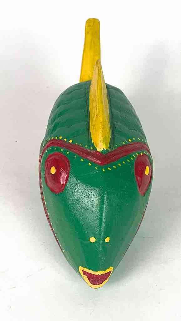 Bozo Green Fish Puppet Sculpture | 11"
