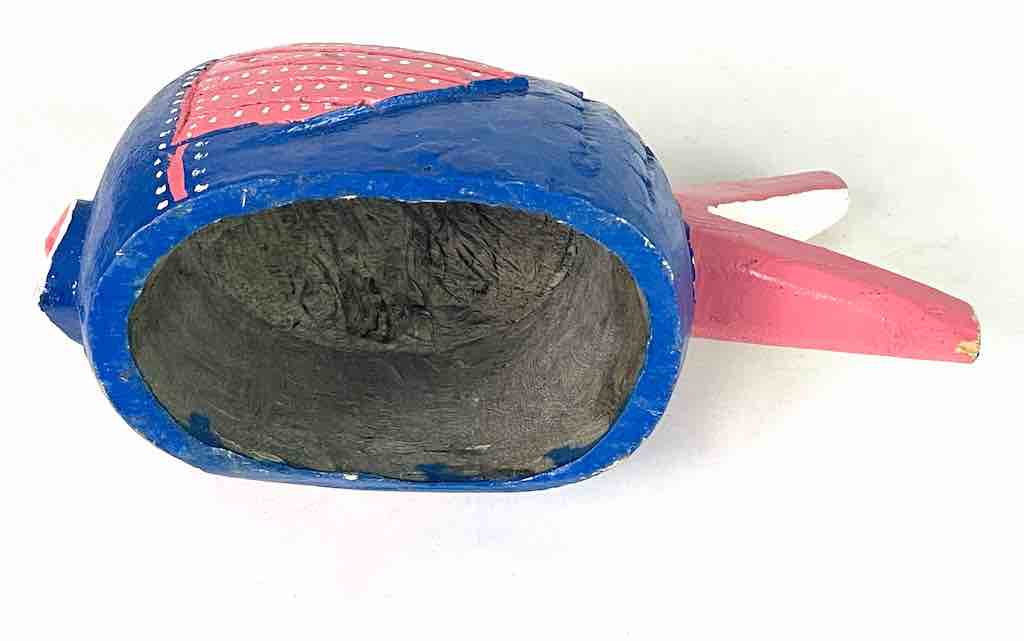 Bozo Blue Fish Puppet Sculpture | 9.5"