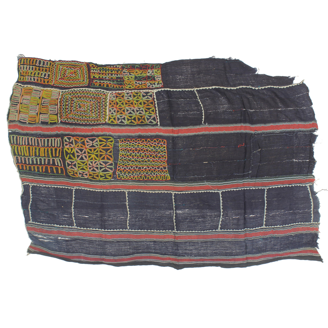 Vintage Wodaabe Textile of Nigeria - 41" x 28" - Niger Bend