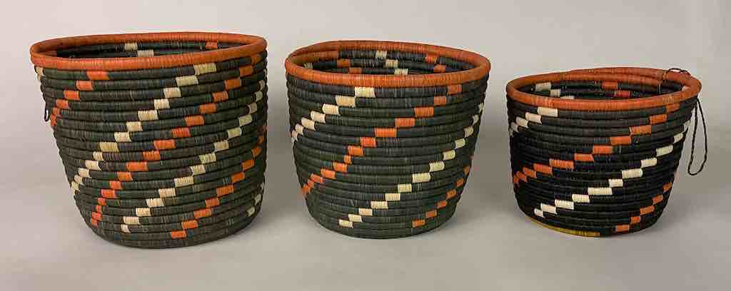 6 x 7” salmon ascending staircase Batwa basket
