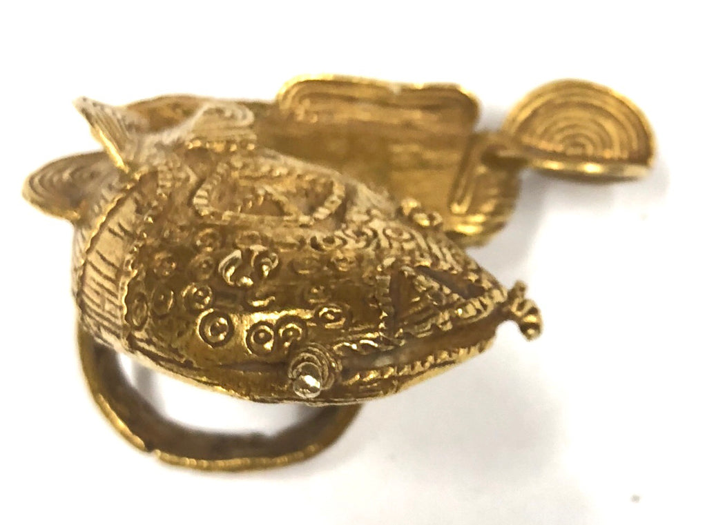 Gold Mud Fish Ring - Niger Bend
