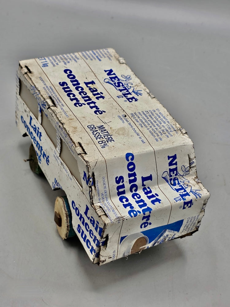 African Recycled Metal Can Toy Minibus - Burkina Faso