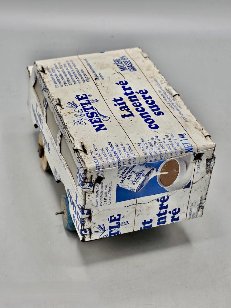 African Recycled Metal Can Toy Minibus - Burkina Faso