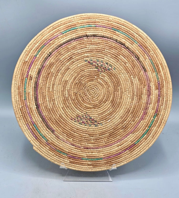 Best Most Finely Woven Flat Disk Fulani Basket - Mali - Niger Bend