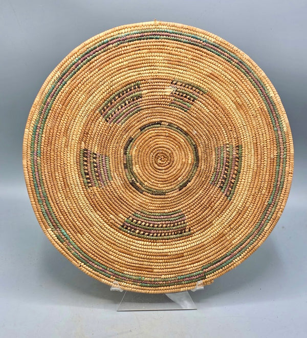 Best Most Finely Woven Flat Disk Fulani Basket - Mali - Niger Bend