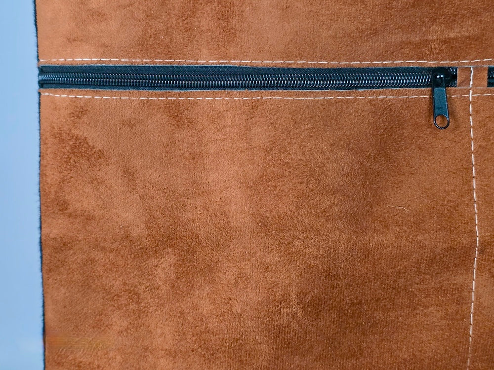 Embroidered Sunflowers Design Leather Handle Handbag - El Salvador - Niger Bend