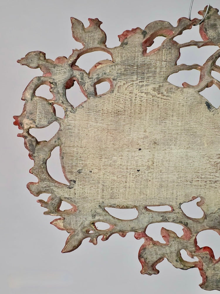 Authentic 19th-Century Qing Dynasty Chinese-Vietnamese Gilt Wood Pomegranate Wall Plaque Pair – Auspicious Prosperity Blessing - Niger Bend