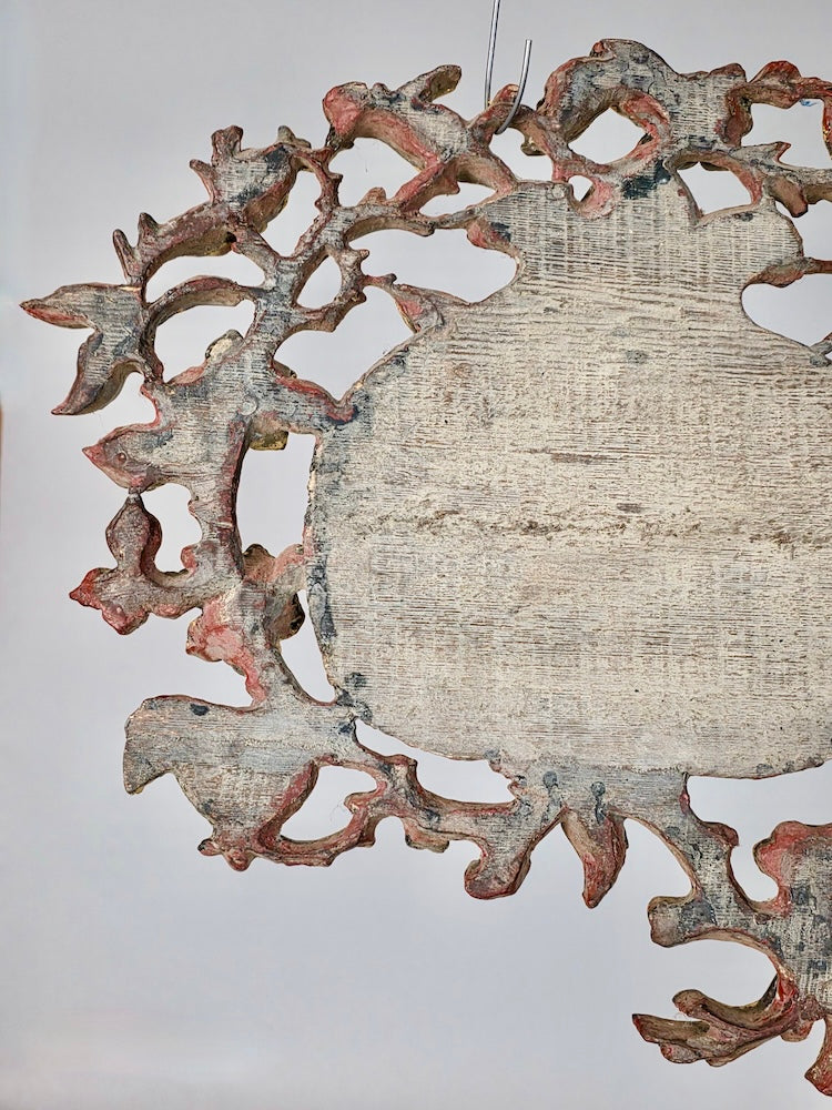 Authentic 19th-Century Qing Dynasty Chinese-Vietnamese Gilt Wood Pomegranate Wall Plaque Pair – Auspicious Prosperity Blessing - Niger Bend