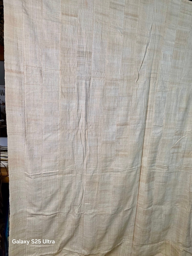 Full Size Mossi Homespun Cotton Natural Textile - Burkina Faso - Niger Bend