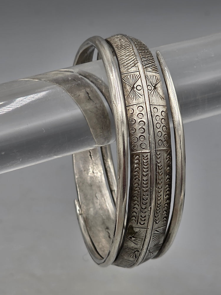 Chinese Ethnic Minority Silver Bracelet - Yunnan Province