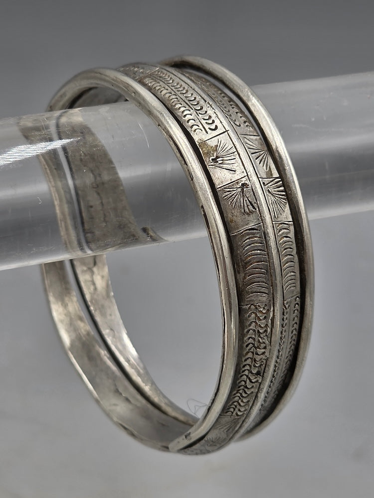 Chinese Ethnic Minority Silver Bracelet - Yunnan Province