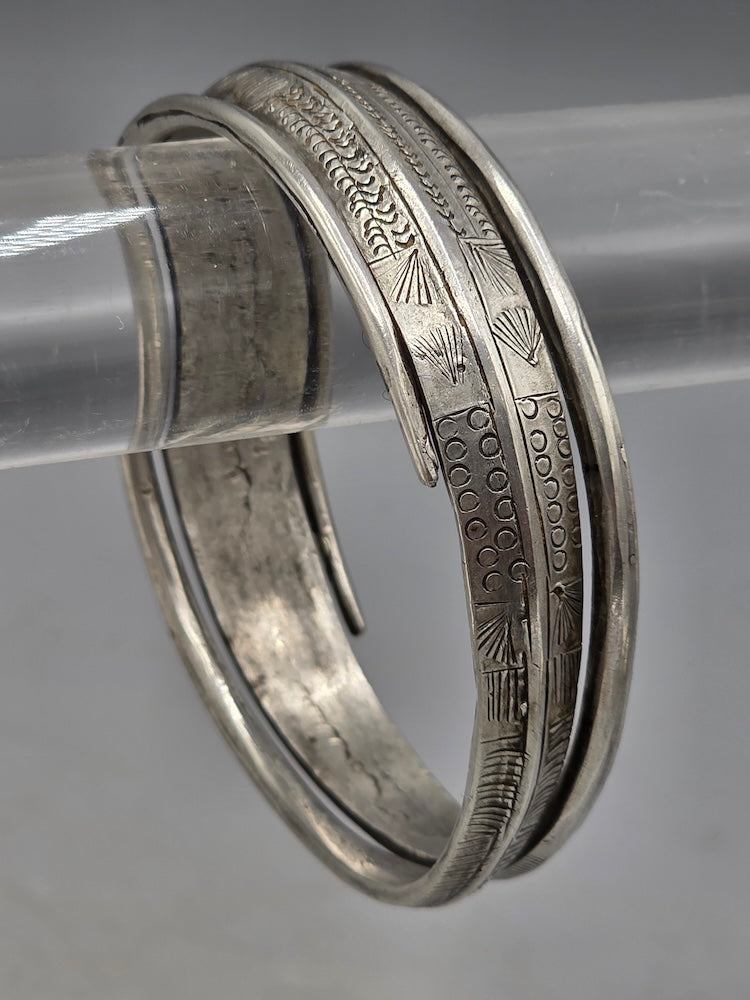 Chinese Ethnic Minority Silver Bracelet - Yunnan Province