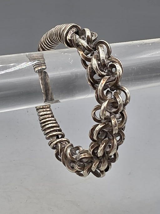 Hand-forged Silver Chain Bracelet Tibet/Southwest China - late 20th Century