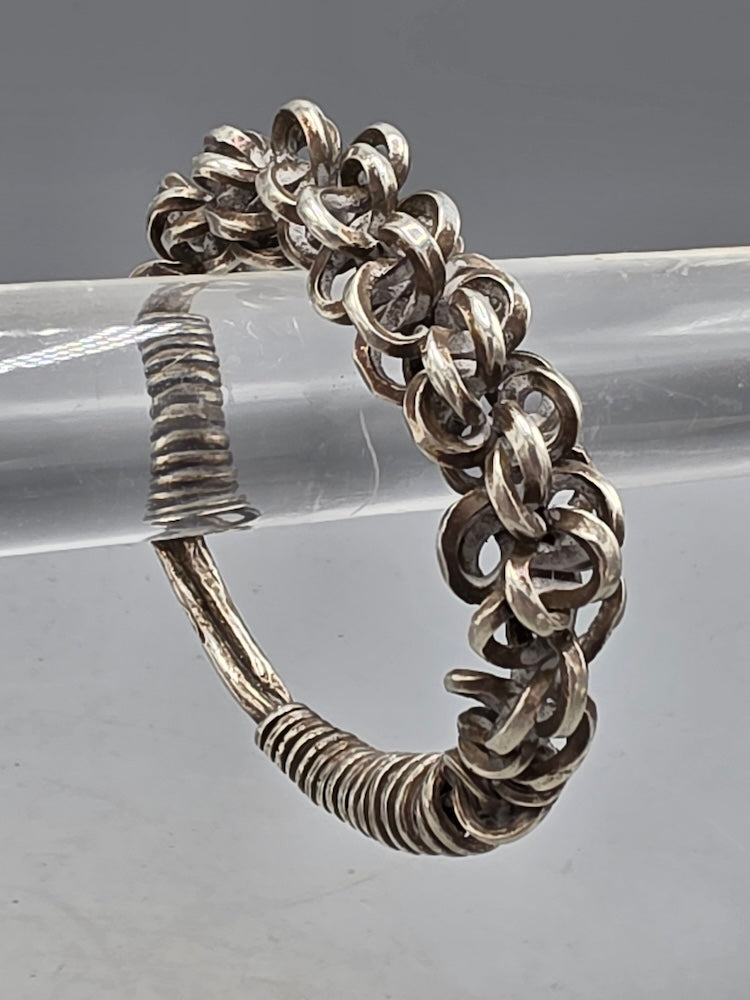 Hand-forged Silver Chain Bracelet Tibet/Southwest China - late 20th Century